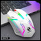 USB Wired Luminous Backlit Mouse For Office Gaming Laptop Desktop Mute Design 7