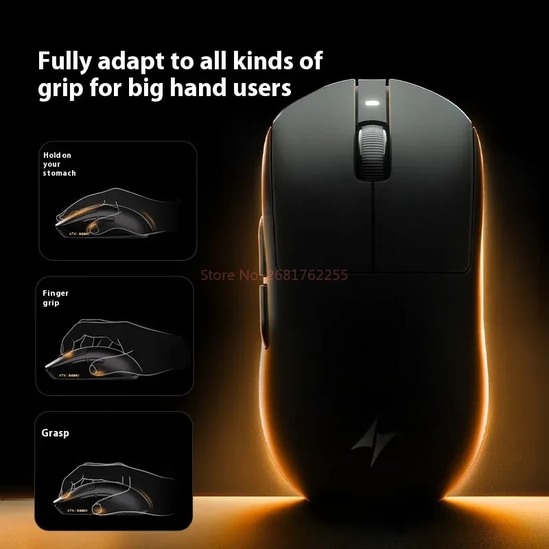 Lightweight Esports Gaming Mouse Pro TriMode Custom PC Accessory For Precise Control 3