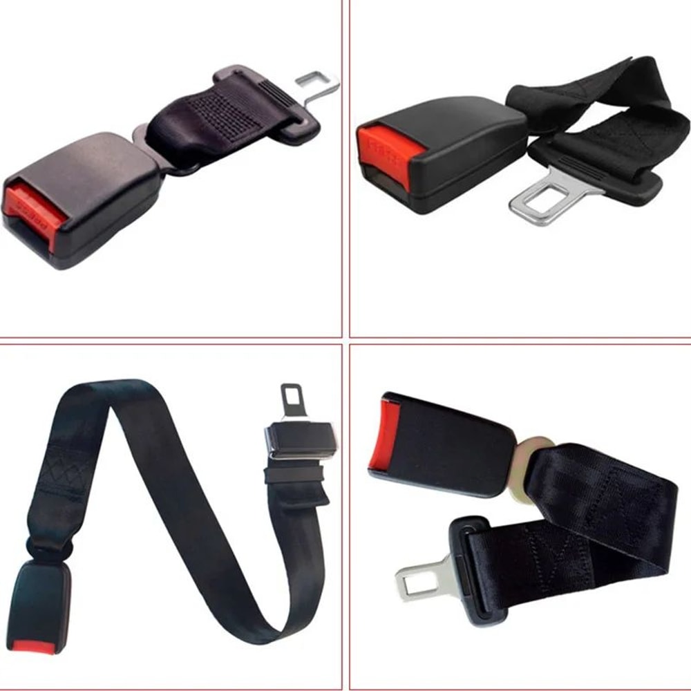 Durable car seatbelt extender for large drivers