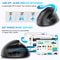 Wireless Battery Vertical Mouse Ergonomic Mice USB Right Hand Gaming Laptop Computer 2