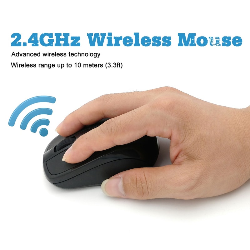 Ergonomic Mice For Laptop, Adjustable Receiver Optical Computer Mouse, PC Mouse
