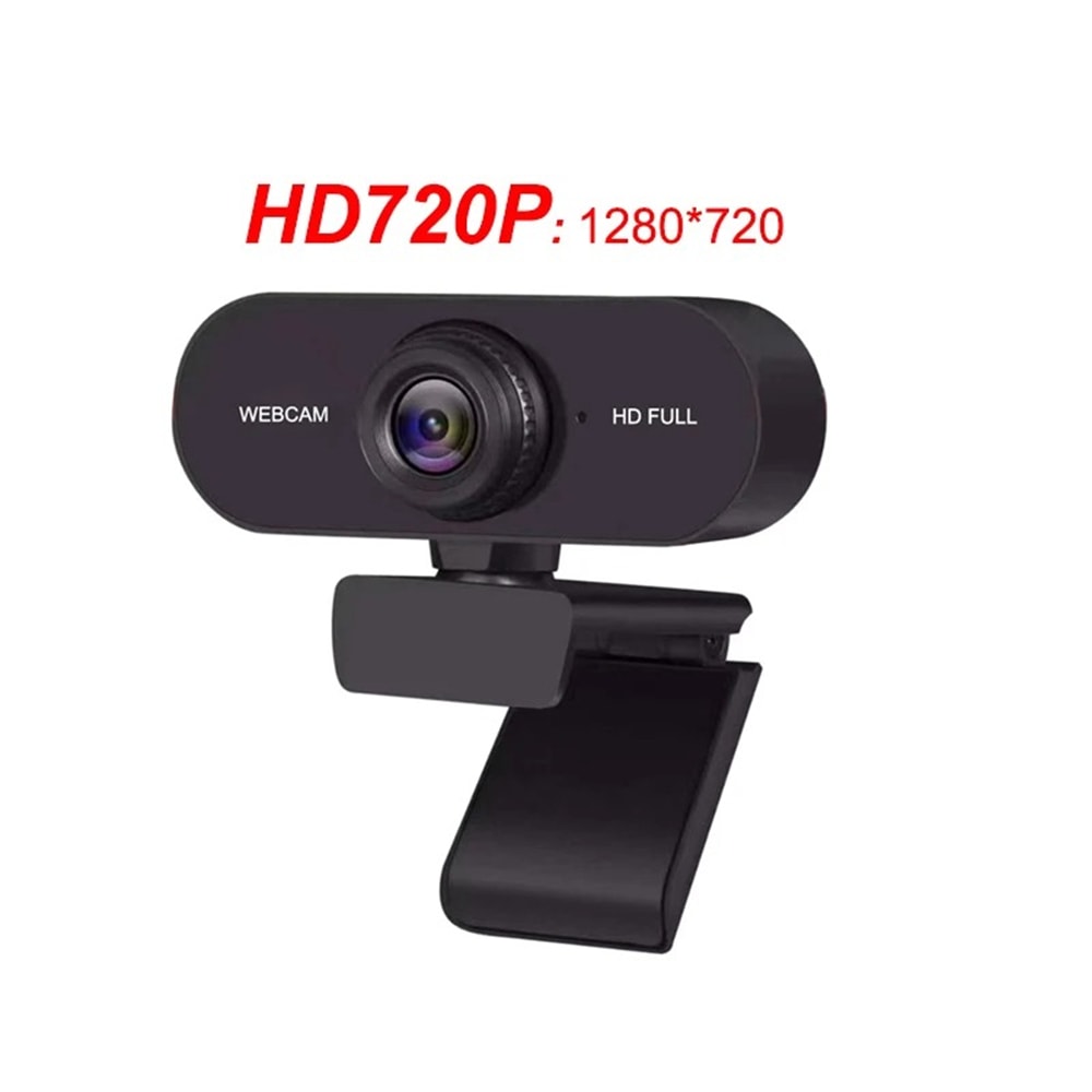 Webcam For Desktop Laptop, Mini USB Web Camera, With Microphone, Web Cam Cover for YouTube Skype Streaming