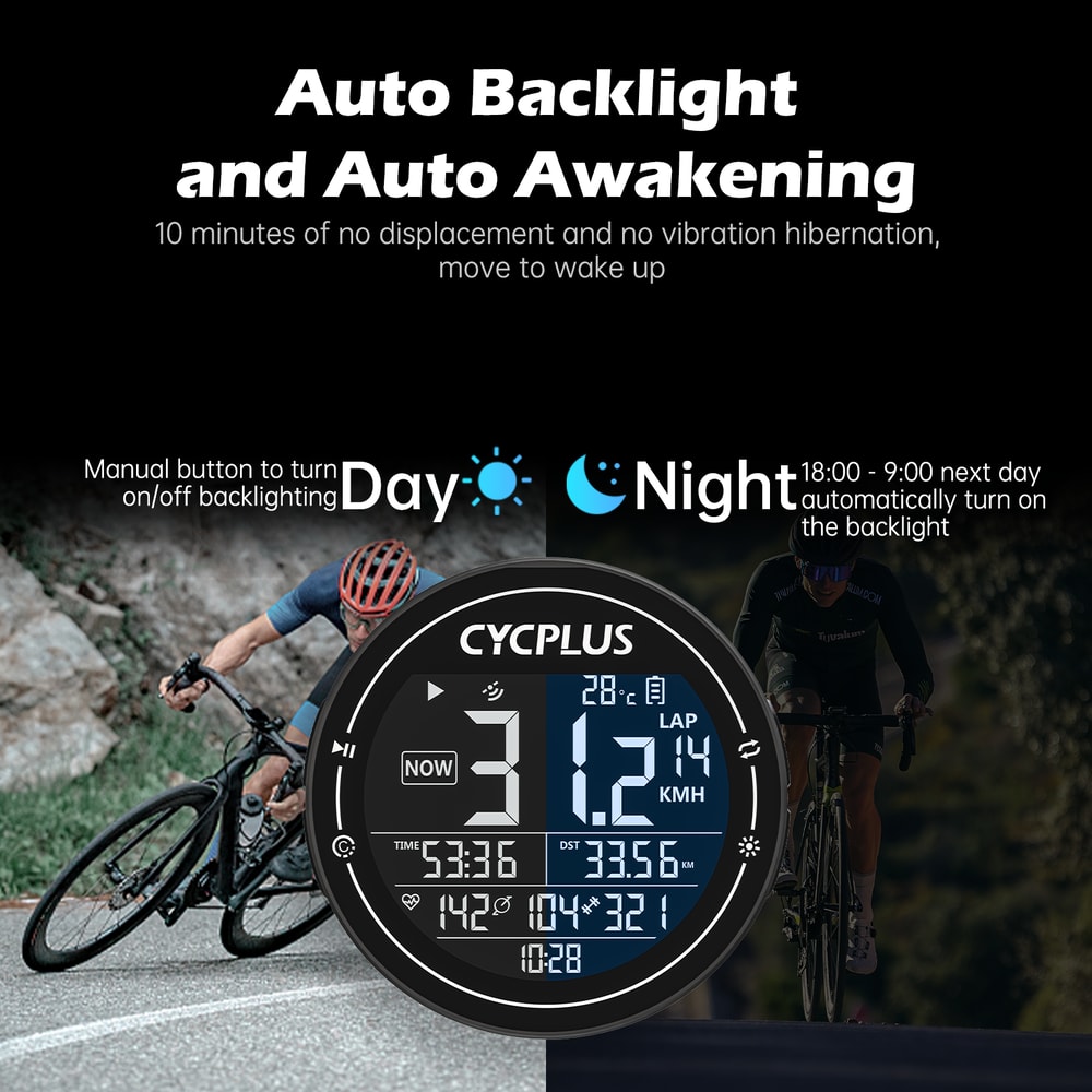 Wireless ANT Bluetooth GPS Bicycle Accessories, Waterproof Speedometer Bike Cyclocomputer