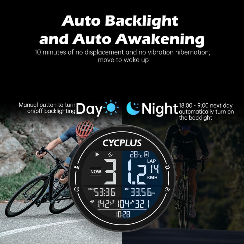 Wireless ANT Bluetooth GPS Bicycle Accessories, Waterproof Speedometer Bike Cyclocomputer