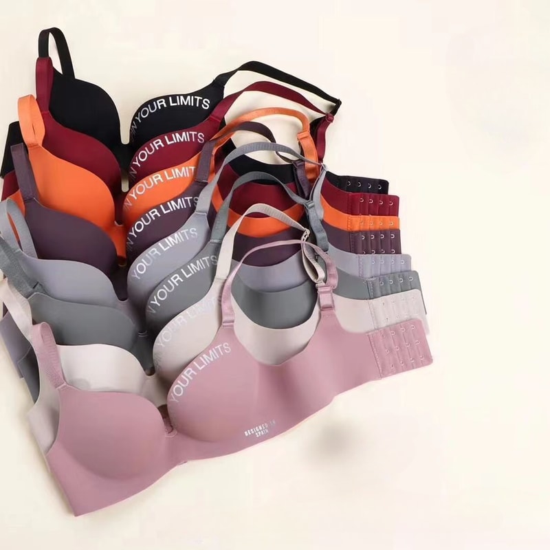 Lingerie Floral Print Push Up Bras Women Seamless OnePiece Underwear 0