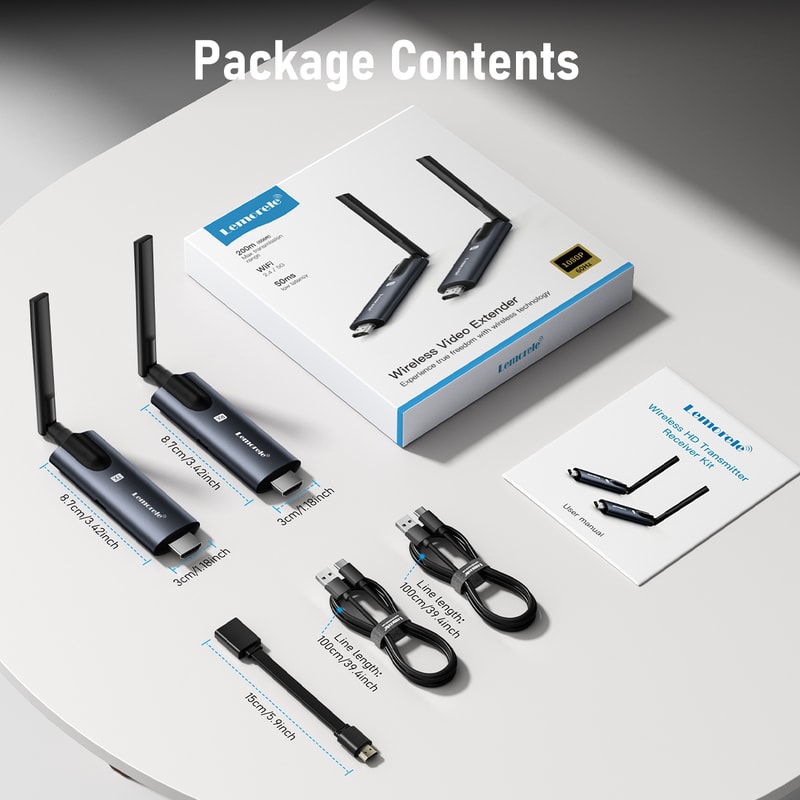 Audio Transmitter For Laptop TV Projector Monitor Transmitter Receiver Meeting Screen Sharing 5