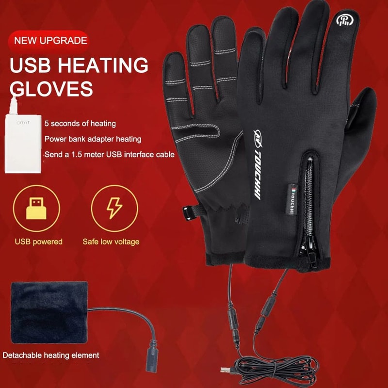 USB Warm Winter Gloves 6