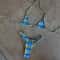 Female Brazilian Bikini Set Women Swimsuit Swimwear Plaid Bathing Suit Beachwear 0