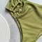 Brazilian Bikini Set Female Swimwear Solid Thong Swim Suits Beachwear For Women 3