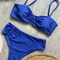 Brazilian Bikini Set Female Swimwear Solid Thong Swim Suits Beachwear For Women 9