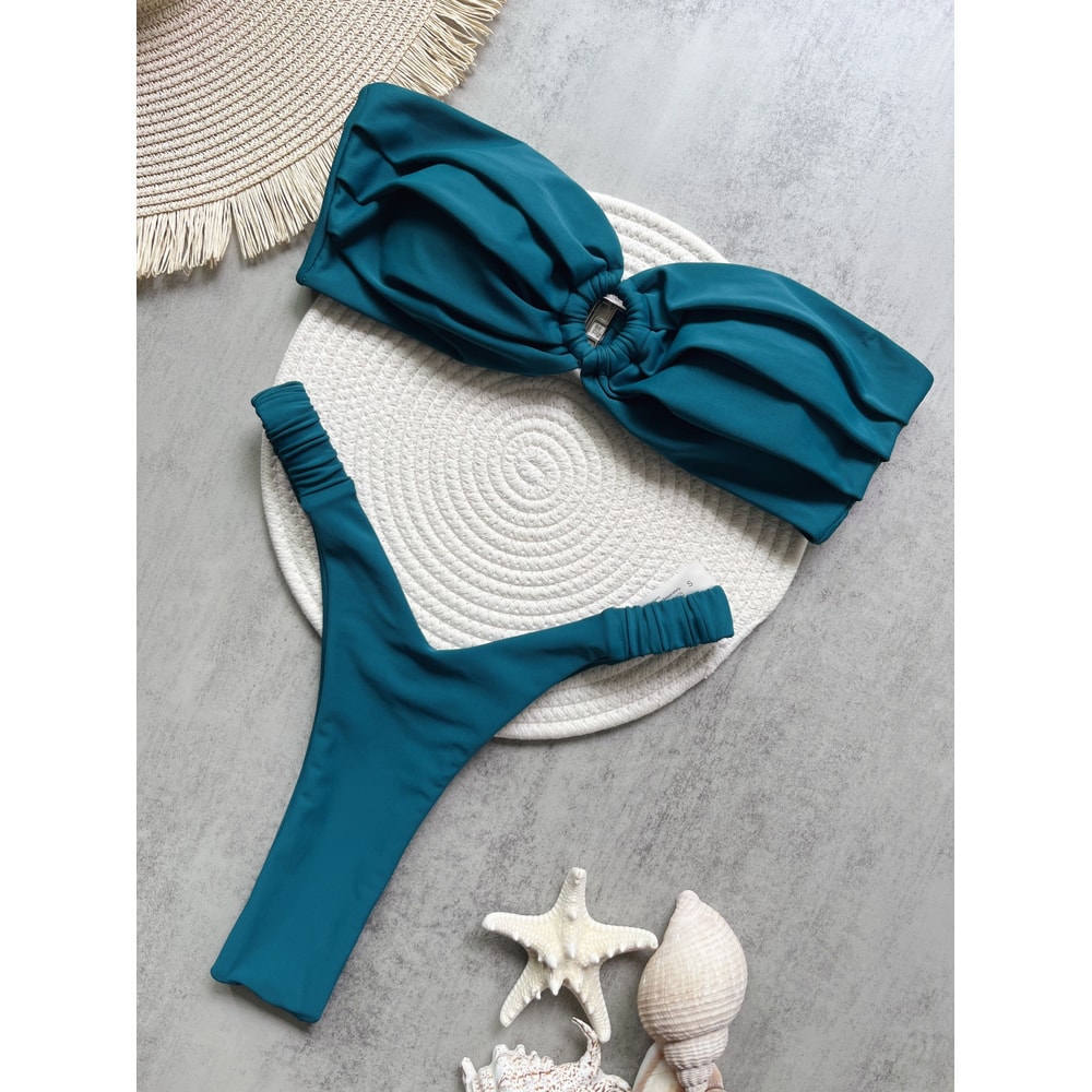 Brazilian Bikini Set, Female Swimwear Thong Biquini Swimming Suits Beachwear