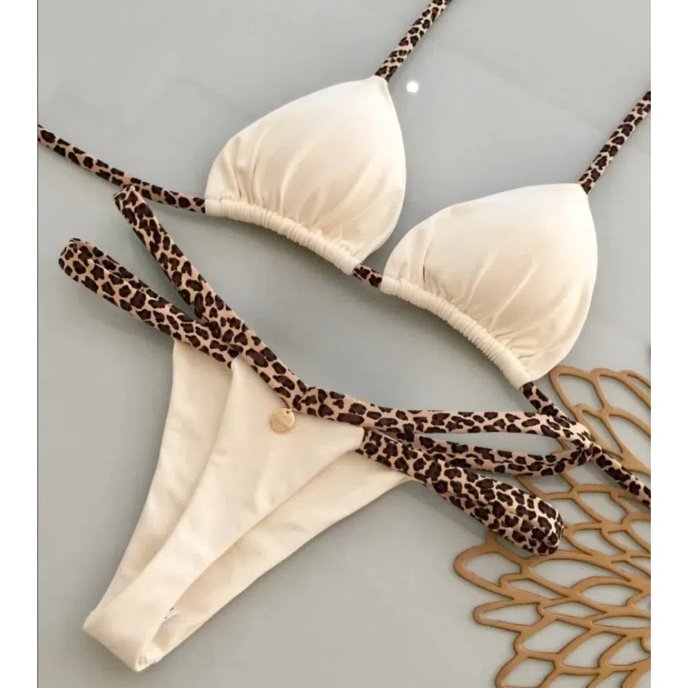 Twopiece Set Women Bikini Beach Holiday Swimsuit For Summer 0