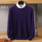 mens oneck knit sweater for daily warmth