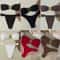 Brazilian Thong Swimwear For Women Bandeau PushUp Bikini Set 0
