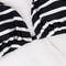 Female Beachwear Summer Bikini Swimsuit, Black And White Striped Beach Set