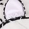Female Beachwear Summer Bikini Swimsuit, Black And White Striped Beach Set