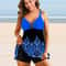 Ordinary Design Set with Hollow Leaf Print Swimwear, Beach Wear Sports