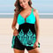 Ordinary Design Set with Hollow Leaf Print Swimwear, Beach Wear Sports