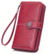 rfid anti theft long wallet clutch for everyday carry