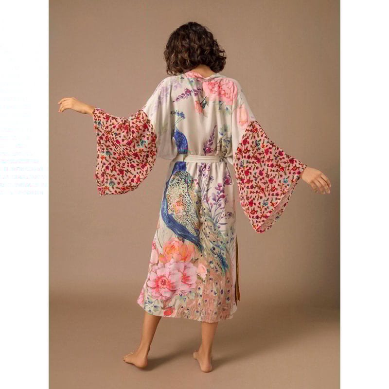 Self Belted Wrap Dresses, Printed Swimsuit Cover Up for Beachwear, Seaside Bathing Suits