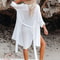 Elegant Self Belted Kimono Dress, Swimsuit Covers for Holiday Beachwear