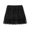 Flowy Swimwear Skirt, Ruffle Low Waist, Layered Pleated Style