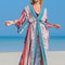 Luxury Beach Outings Belted Swimwear Cape Sea Boho Coverup Long 2