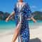 Luxury Beach Outings Belted Swimwear Cape Sea Boho Coverup Long 4