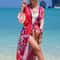 Luxury Beach Outings Belted Swimwear Cape Sea Boho Coverup Long 5