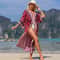 Luxury Beach Outings Belted Swimwear Cape Sea Boho Coverup Long 12