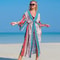 Luxury Beach Outings Belted Swimwear Cape Sea Boho Coverup Long 18