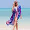 Luxury Beach Outings Belted Swimwear Cape Sea Boho Coverup Long 21