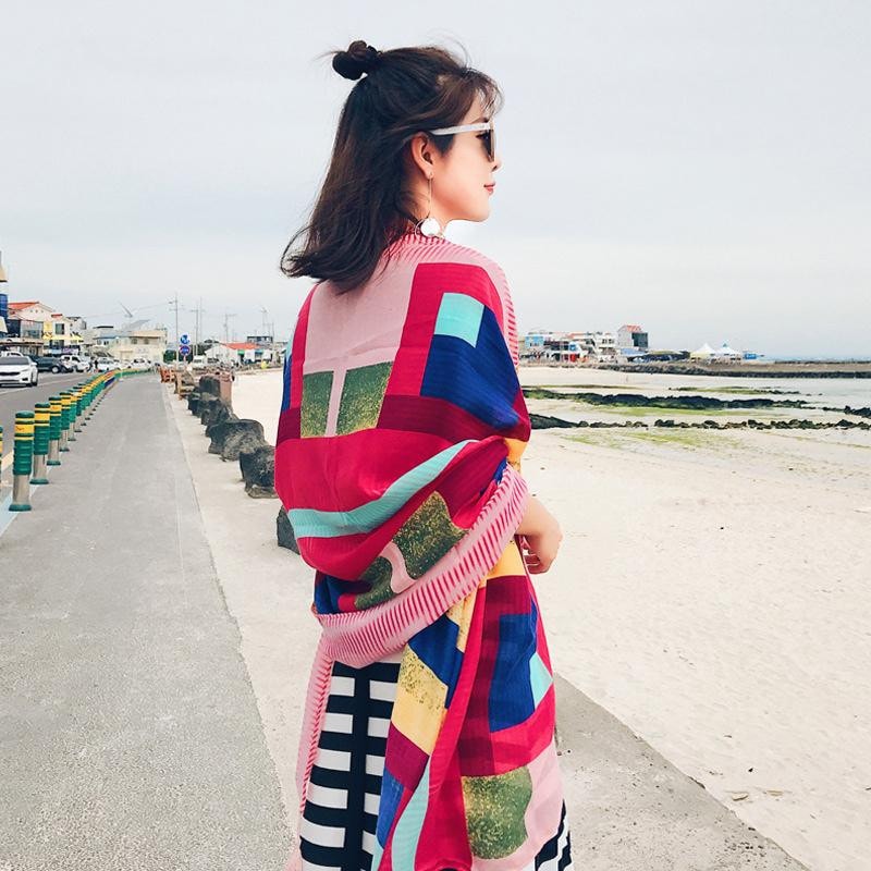 Women Beach Dress Large Bikini Bathing Swimwear Cover Up Sarong Wrap Scarf 6