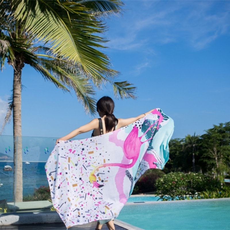 Women Beach Dress Large Bikini Bathing Swimwear Cover Up Sarong Wrap Scarf 7
