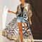 Leopard Printed Kimono Women Long Cape for Swimsuit Tunic Summer Beach Wear