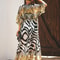 Leopard Printed Kimono Women Long Cape for Swimsuit Tunic Summer Beach Wear