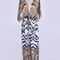 Leopard Printed Kimono Women Long Cape for Swimsuit Tunic Summer Beach Wear