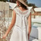 Summer Cpae Outfits Cover-ups, Knitted Sarong Bath Exits, Saida Praia Wrap