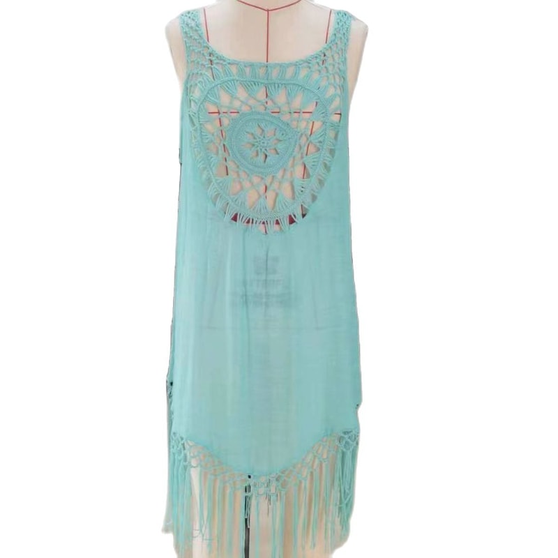 Swim Cape For Women Summer Beachwear Womens Beach Dress Beige Dresses Suit 6