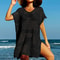 Summer Vacation Casual Loose Beachwear, Hollow Out Beach Bikini Cover-Ups Ladies, Sunscreen Smock