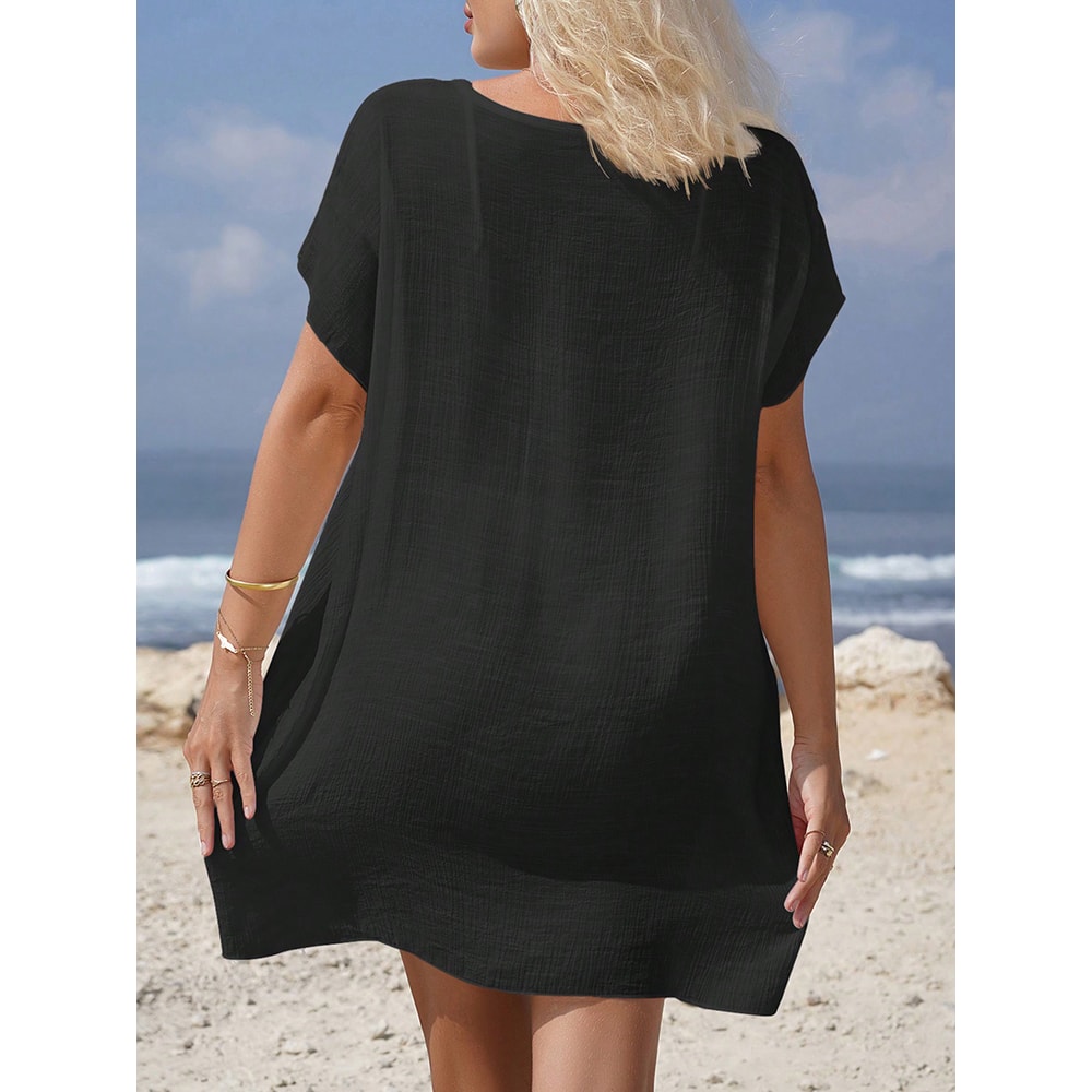 Summer Swim Beach Wear Bathing Suits Cover-Ups, Cover Up Beach Swimwear Blouse Dress, Beachwear
