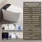 One-Piece Toilet with Built-in Bidet, ADA Bidet Height, Foam Dispenser, Instant Warm Water and Dryer