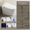 One-Piece Toilet with Built-in Bidet, ADA Bidet Height, Foam Dispenser, Instant Warm Water and Dryer