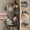 WallMounted Corner Shelf Storage Rack For Shampoo Makeup And Accessories Home Storage Solution 1