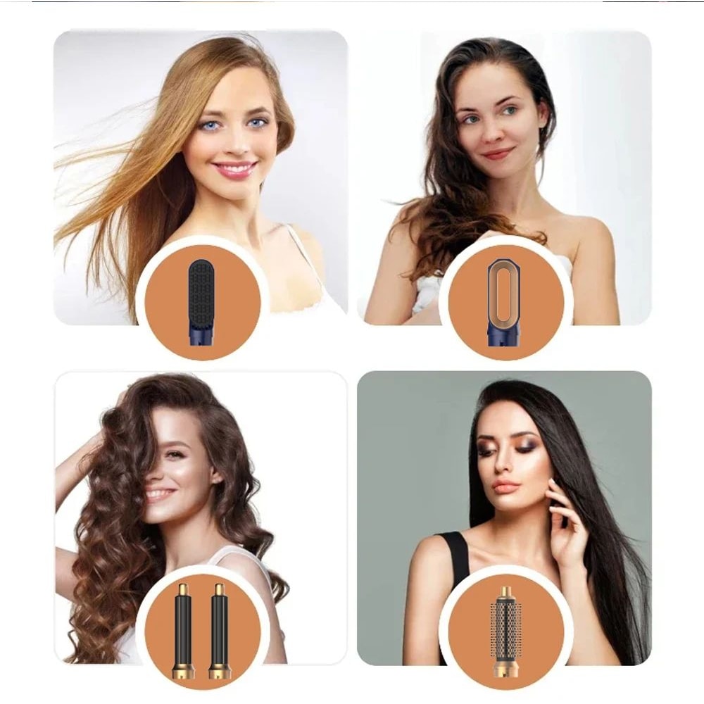 professional air hair styler kit for dry and style routine at home
