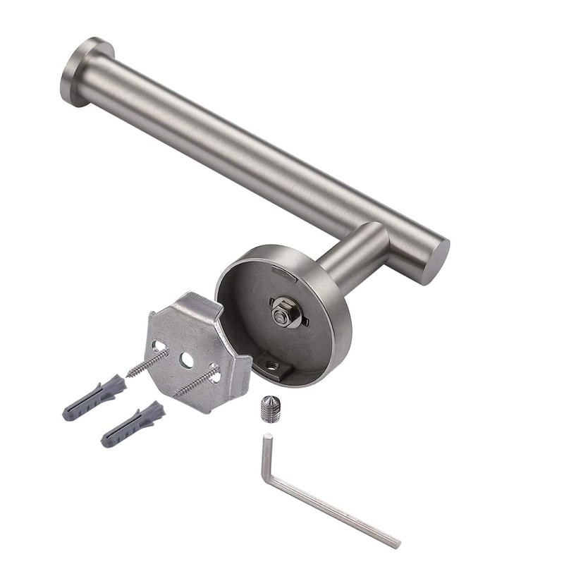 Tissue Paper Holder Roll Paper Rack, Stainless Steel Bathroom Accessories, Drill Installation Toilet Paper Stand