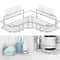 Shower Storage Rack Holder Shelf Wall Mounted Adhesive Organizer For Kitchen And Bathroom 0