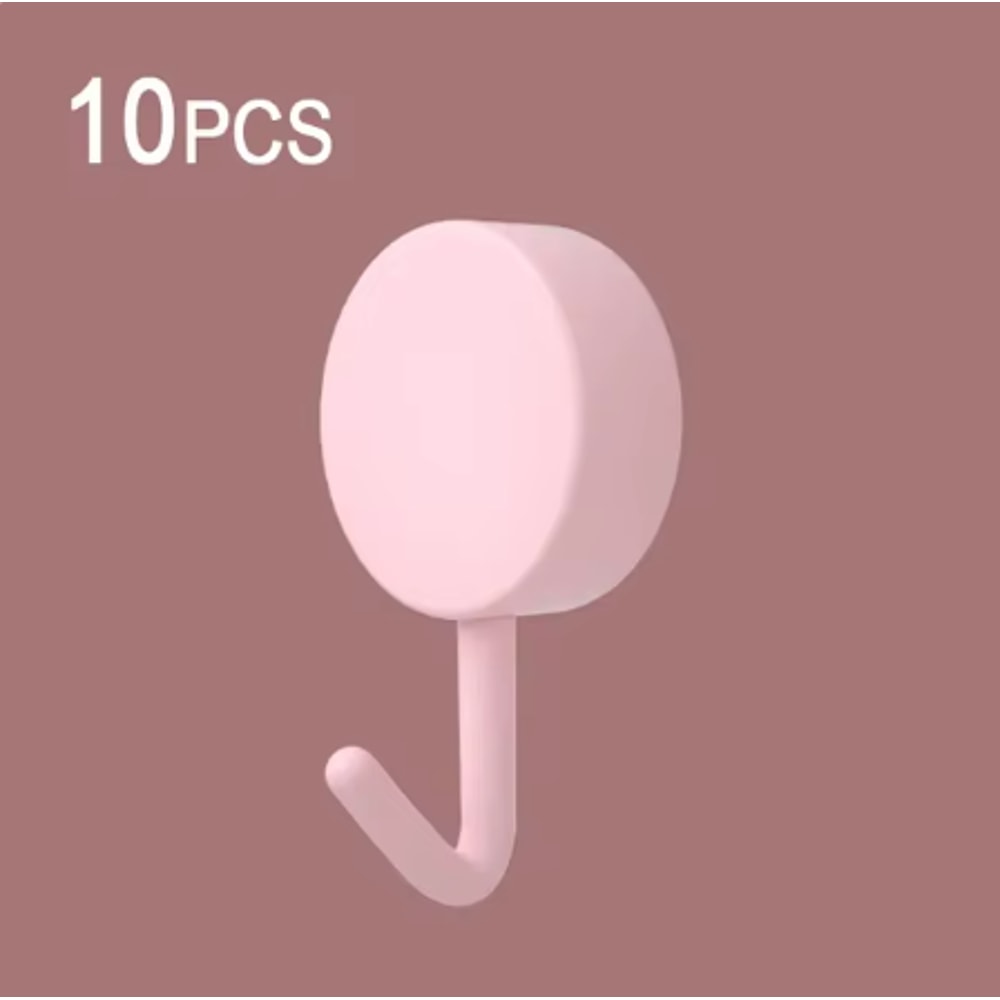 Strong Wall Hook Without Drilling For Coat Bag Towel Kitchen Bathroom Home Storage Solution 9