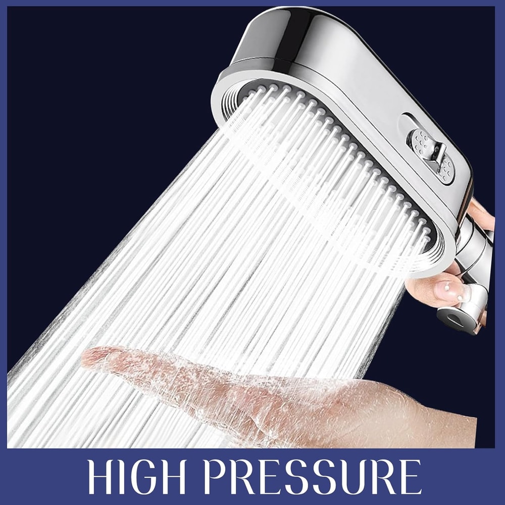 Flexible Shower Head Anticlogging Easy To Clean Handheld Bath Shower Head 6
