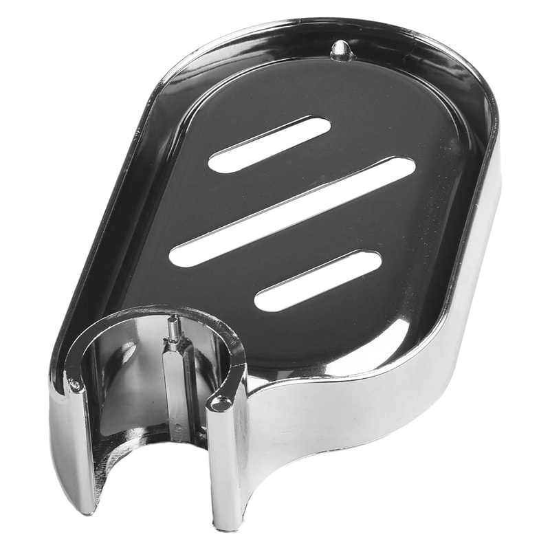 Hollow Bottom Drain Soap Holder, ABS Soap Dish, Shower Soap Rack, Bathroom Organizer